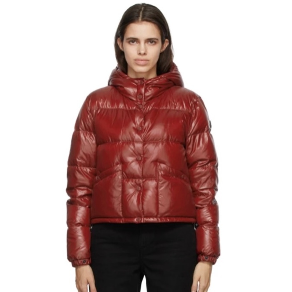 Moncler Red Down Bardanette Jacket